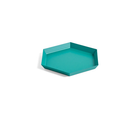 HAY Plateau Kaleido S acier vert aqua 22x19cm