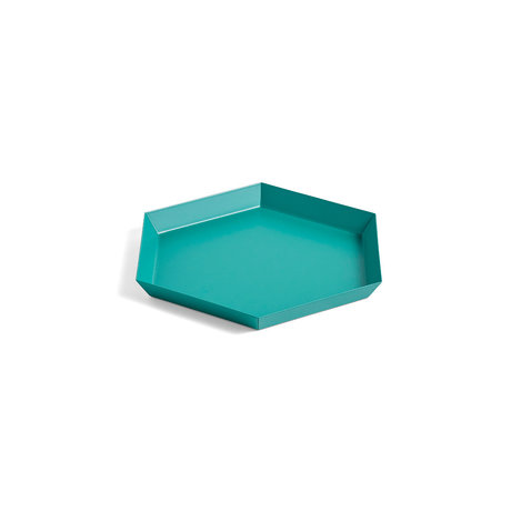 HAY Plateau Kaleido S acier vert aqua 22x19cm