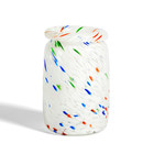 HAY Vase Splash Roll Neck M mehrfarbiges Glas Ø14,3x22,2cm
