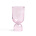 HAY Florero Bottoms Up S cristal rosa claro Ø11,5x21,5cm