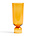HAY Vase Bottoms Up L orange Glas Ø12x29,5cm