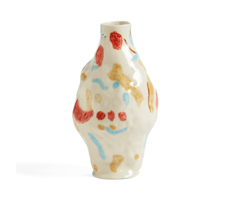HAY Vase Miro mehrfarbiger Stein Ø15x27cm