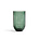 HAY Florero Color M vidrio verde Ø9.5x15cm