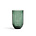 HAY Vase Color M verre vert Ø9,5x15cm