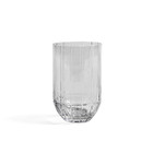 HAY Vase Color M transparent glass Ø9.5x15cm
