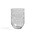 HAY Vase Color L transparent glass Ø13.5x19cm