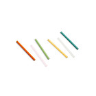 HAY Set de 6 verres multicolores Straws Sip Cocktail Ø0.8x14cm