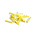 HAY Friskhedsklemme Paquet gul plast sæt på 18 11cm