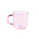 HAY Cup of Borosilicate 300ml pink glass Ø8x8.5cm