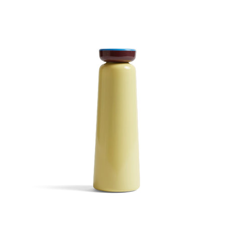 HAY Bouteille Sowden 0.35L acier inoxydable jaune pâle Ø7x20.5cm