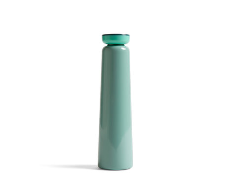 HAY Botella Sowden 0.5L verde menta acero inoxidable Ø7x26cm