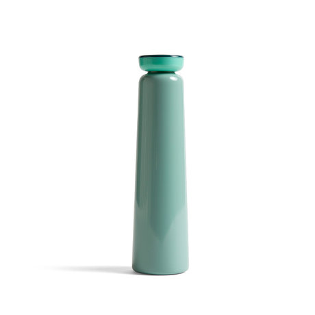 HAY Botella Sowden 0.5L verde menta acero inoxidable Ø7x26cm