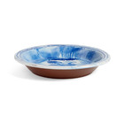 HAY Bowl Swirl blue earthenware Ø36x6.5cm