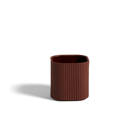 HAY Vaso Facciata S terracotta terracotta 11x11x11cm