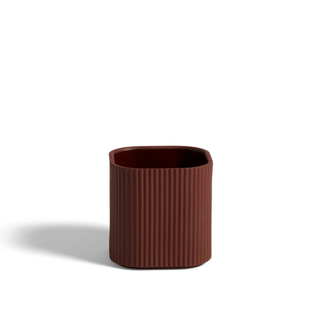 HAY Vaso Facciata S terracotta terracotta 11x11x11cm