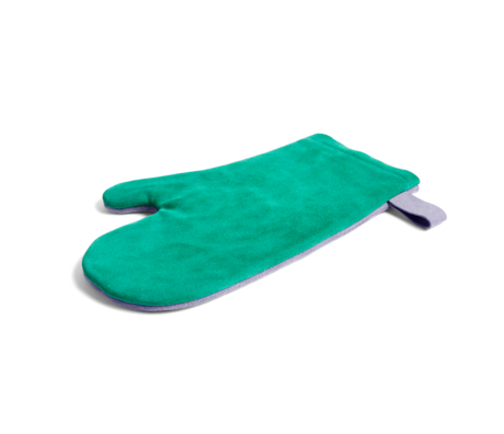 HAY Oven glove Glove green textile 20x32cm