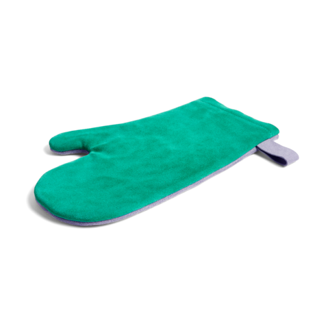 HAY Oven glove Glove green textile 20x32cm