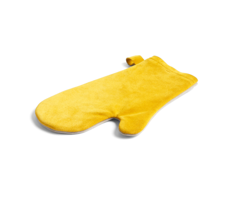 HAY Oven glove Glove yellow textile 20x32cm