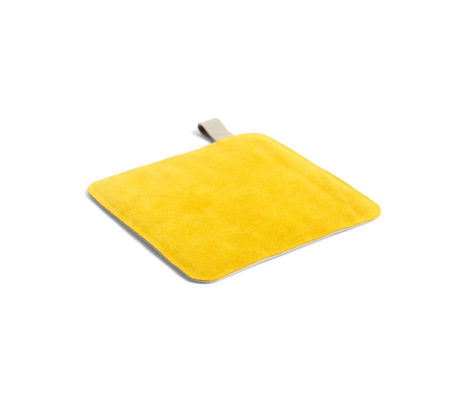 HAY Manique Pot textile jaune 21,5x21,5cm