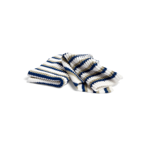 HAY Strofinaccio Tricolore Dusty cotone blu scuro set di 2 30x22cm