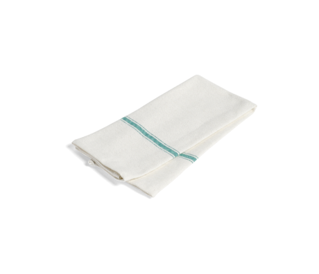 HAY Set di 2 canovacci da cucina in cotone verde 70x45cm