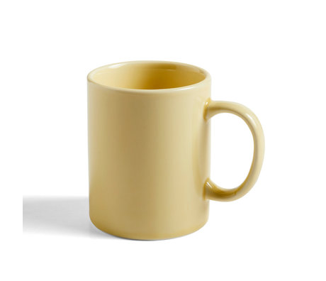 HAY Mug Rainbow 250ml porcelaine jaune clair Ø7.5x9cm