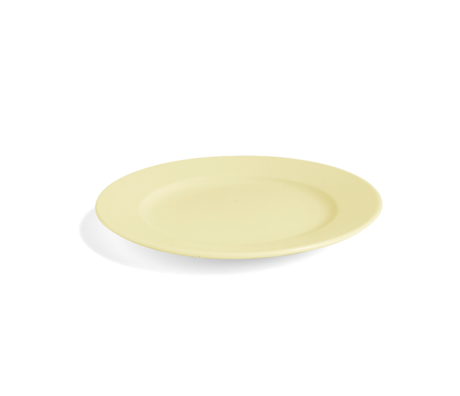 HAY Assiette Rainbow S porcelaine jaune clair Ø20cm