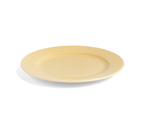 HAY Assiette Rainbow M porcelaine jaune clair Ø24cm