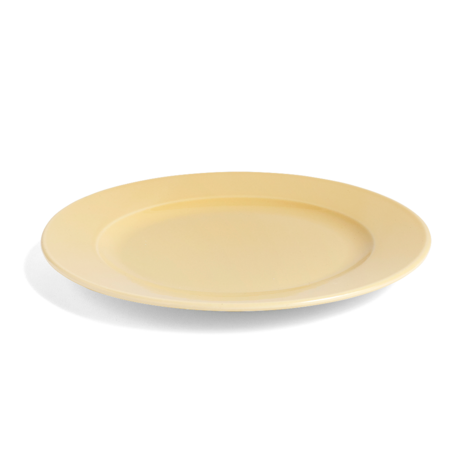 HAY Assiette Rainbow M porcelaine jaune clair Ø24cm