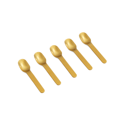HAY Teaspoon Everyday gold stainless steel set of 5 13.5x3cm