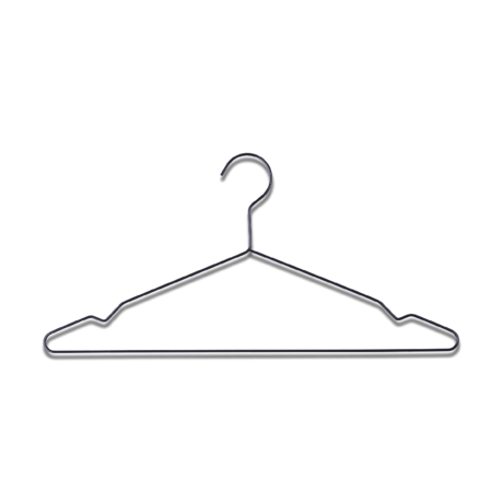 HAY Appendiabiti Hang in acciaio nero set di 5 42x20cm