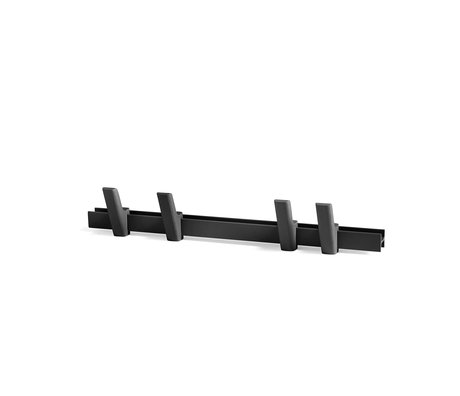 HAY Coat rack Beam sort aluminium træ 60cm