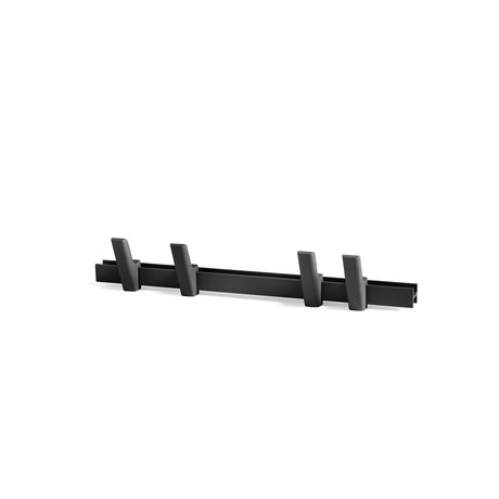 HAY Coat rack Beam sort aluminium træ 60cm