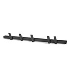 HAY Appendiabiti Beam alluminio nero legno 90cm