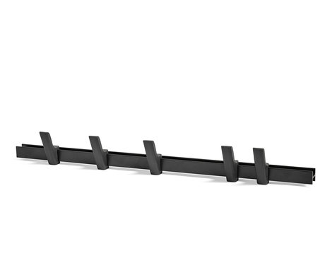 HAY Coat rack Bjælke sort aluminiumtræ 90cm