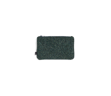 HAY Portefeuille Zip M textile vert 22,5x14cm