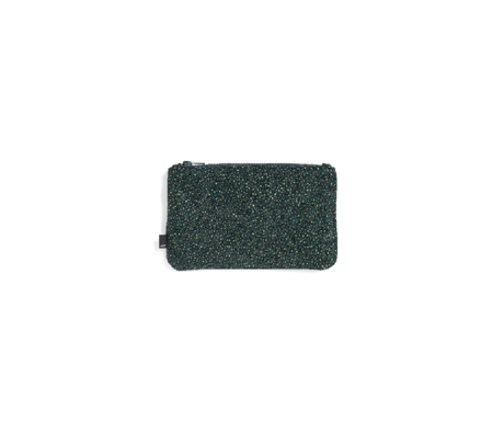HAY Pung lynlås M grøn tekstil 22,5x14cm