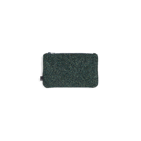 HAY Pung lynlås M grøn tekstil 22,5x14cm