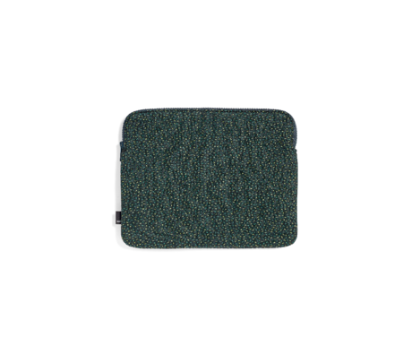 HAY Funda para tableta Cremallera textil verde 26.5x21.5cm