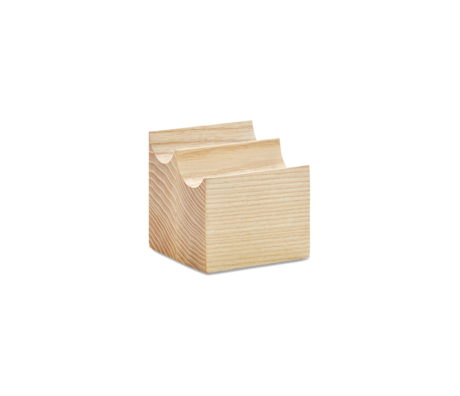 HAY Pen holder UU brown wood 7.5x7.5x7cm