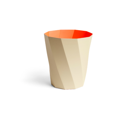 HAY Poubelle Paper Bin 12L carton beige Ø28x30.5cm