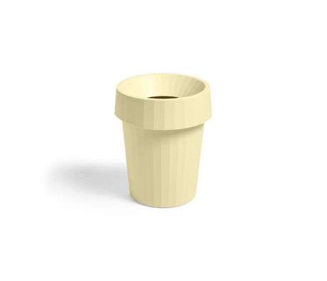 HAY Mülleimer Shade Bin 14L hellgelber Kunststoff Ø30x36.5cm