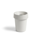HAY Pattumiera Shade Bin 14L plastica bianca Ø30x36,5cm