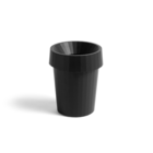 HAY Pattumiera Shade Bin 14L plastica nera Ø30x36,5cm