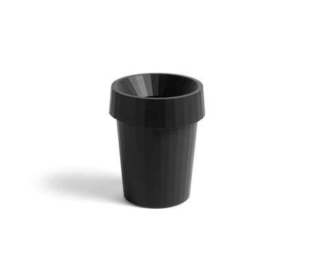 HAY Pattumiera Shade Bin 14L plastica nera Ø30x36,5cm