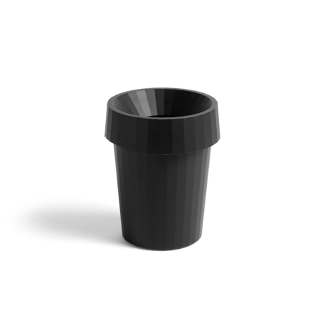 HAY Trash can Shade Bin 14L black plastic Ø30x36.5cm