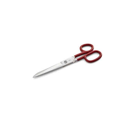 HAY Ciseaux Grip M caoutchouc inox rouge 18x6.5cm