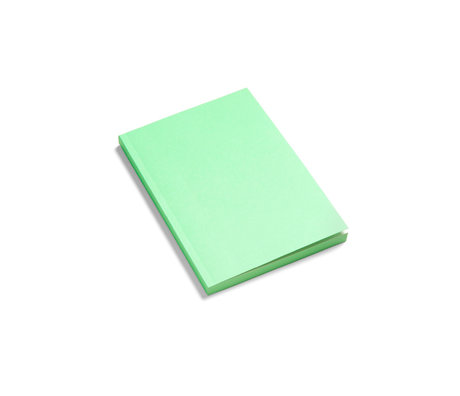 HAY Cahier Mono papier vert 21x15cm