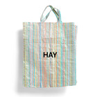 HAY Borsa Multi Check XL multicolore in plastica 64x28x70cm