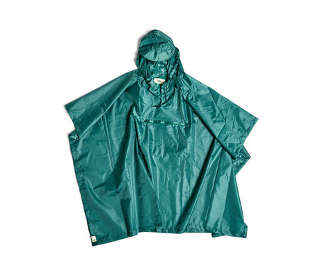 HAY Poncho Mono Rain in plastica verde 127x100cm